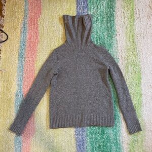 Gray/Multi-Color J. Crew Turtleneck